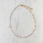 Moonstone & Freshwater Pearl Necklace