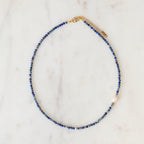 Lapis & Freshwater Pearl Necklace