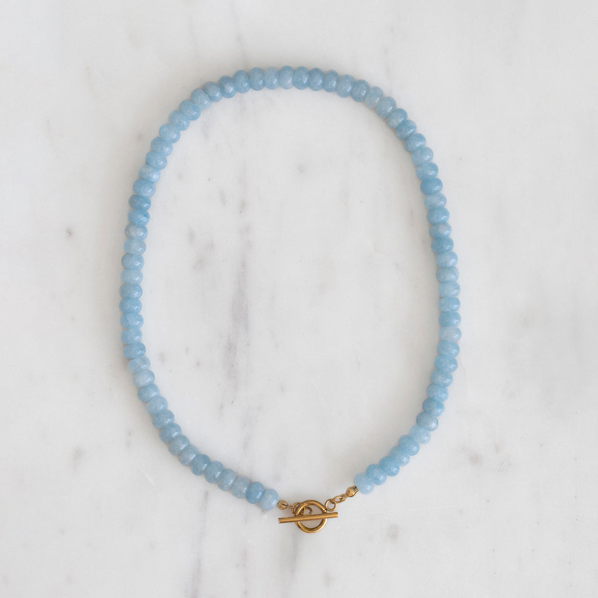 Sky Stone Bead Necklace