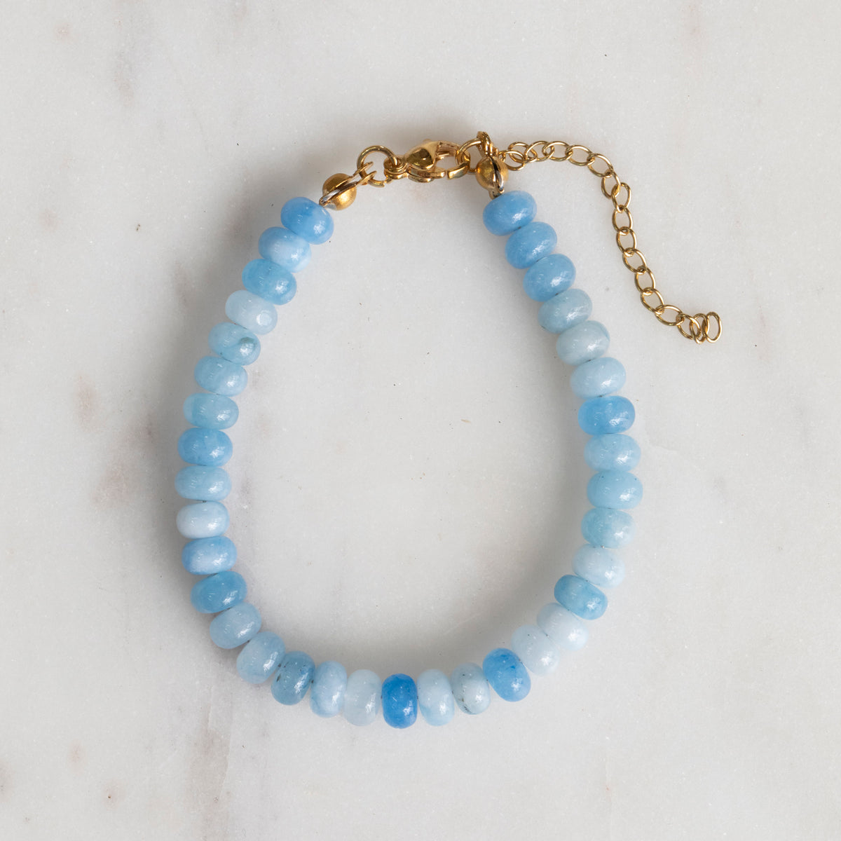 Sky Stone Bead Bracelet