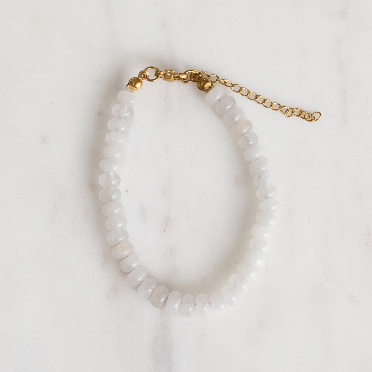 Blanc Stone Bead Bracelet