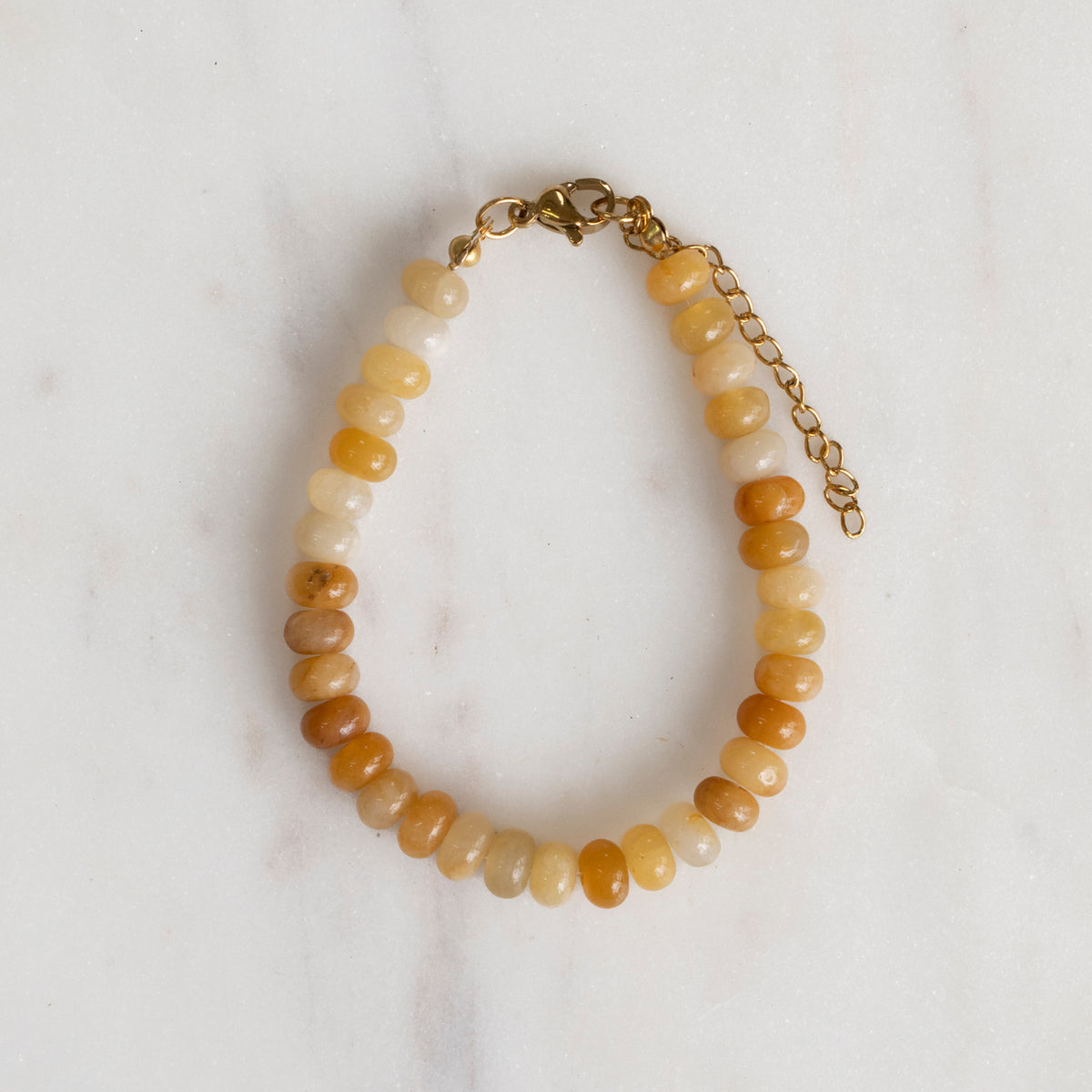 Sand Stone Bead Bracelet