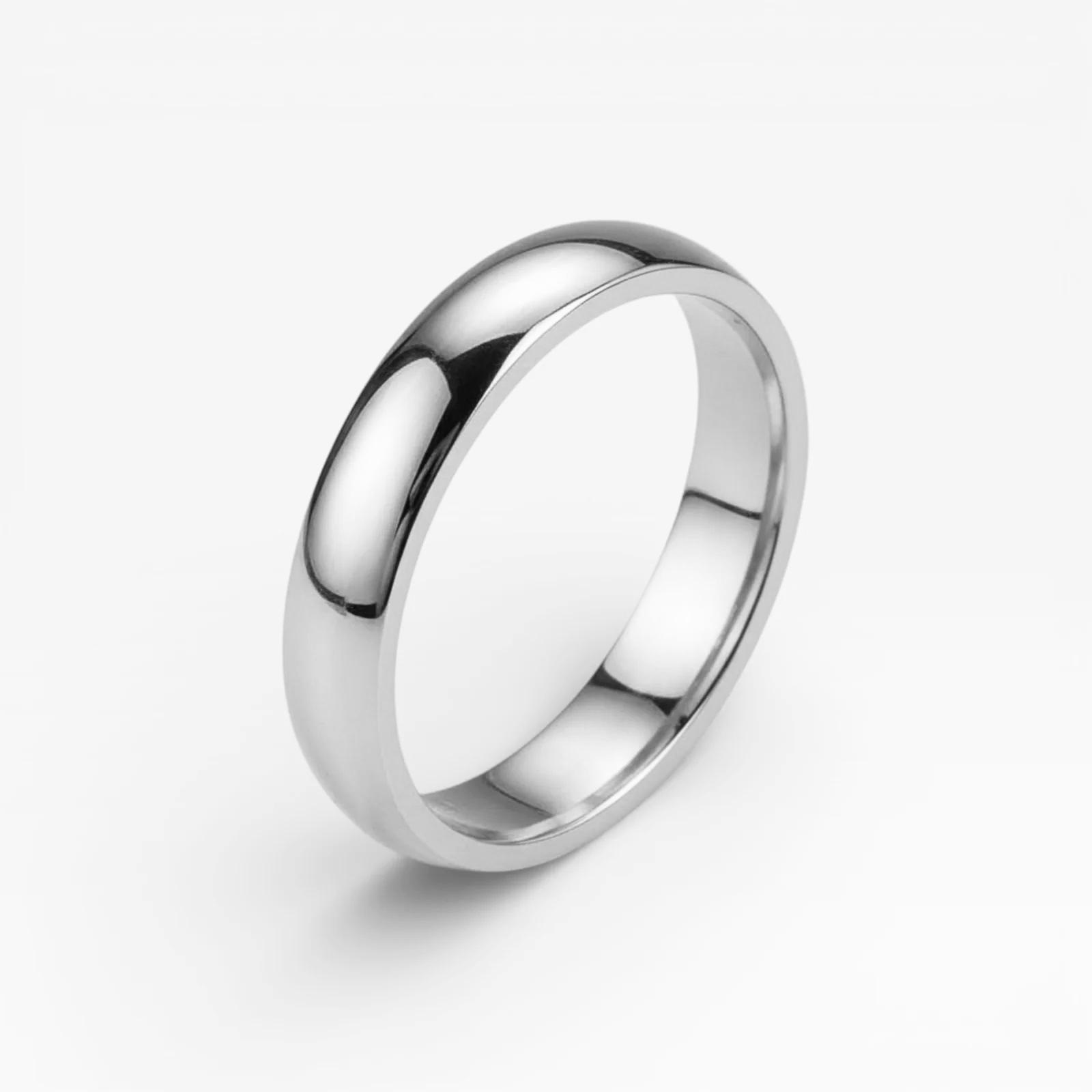 Silver Classic Band Ring