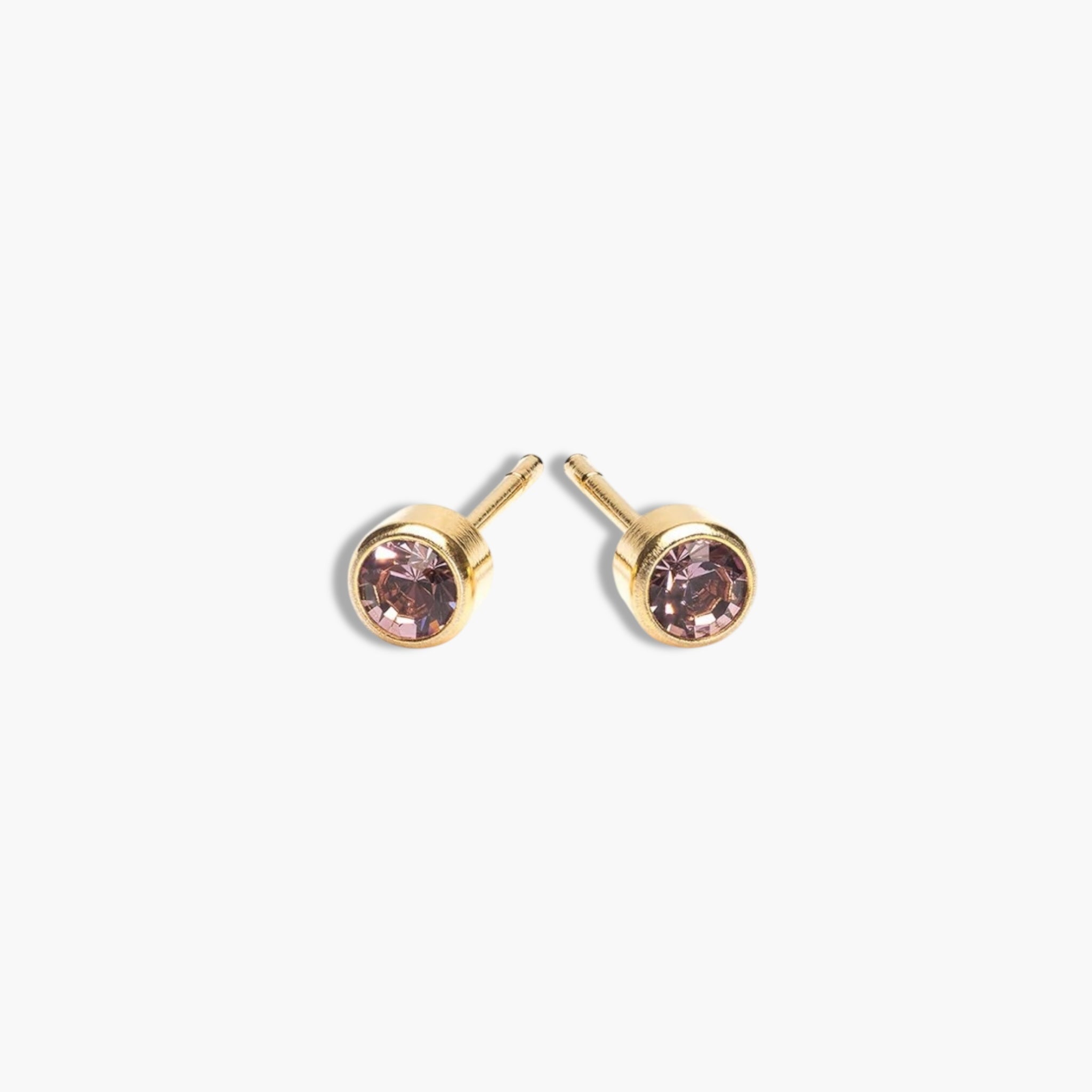 Gold Birthstone Studs