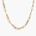 Gold Paperclip Necklace