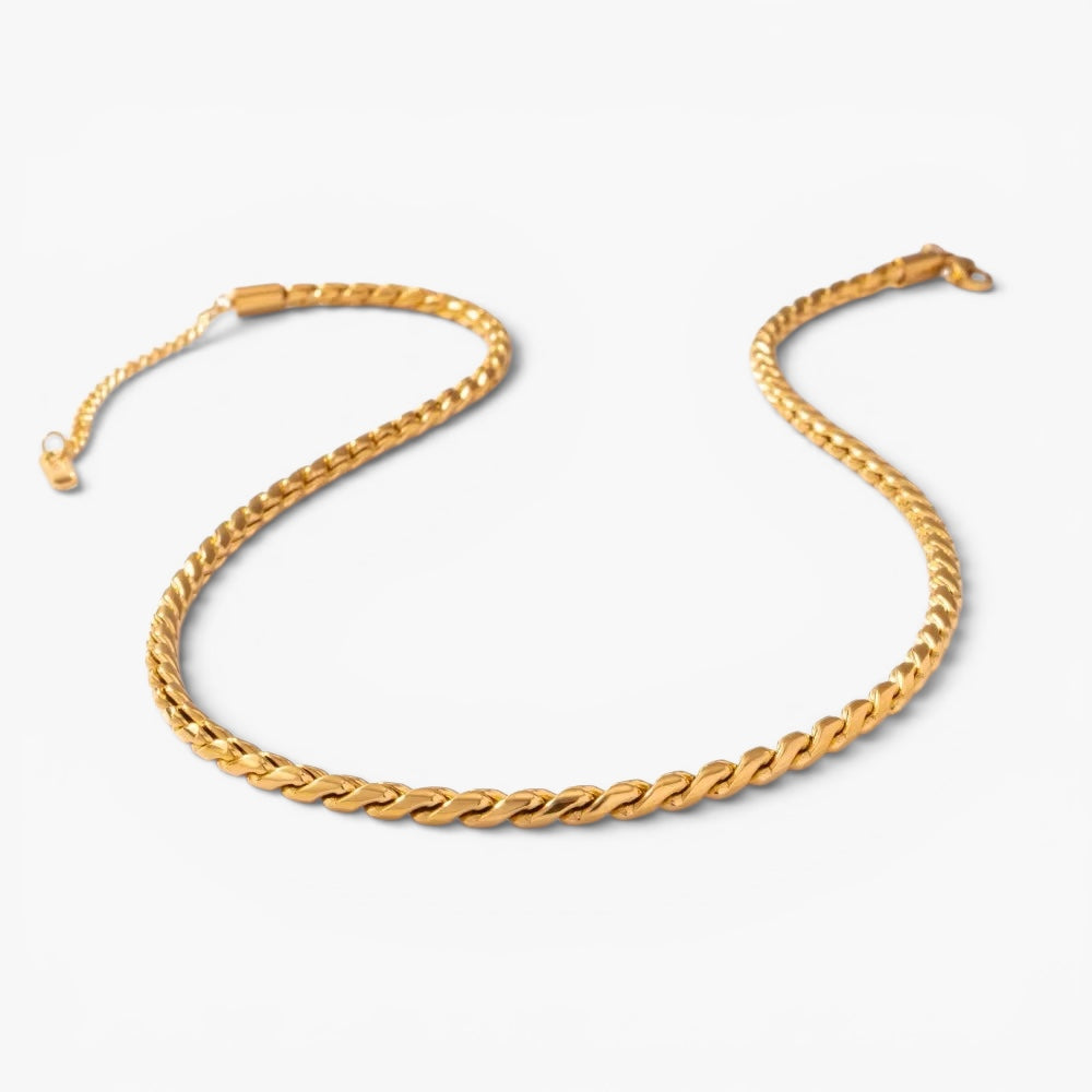 Gold Twist Necklace