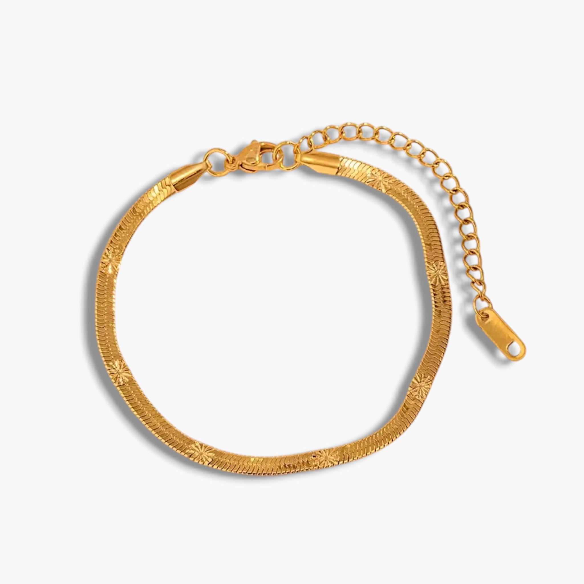 Gold Star Snake Bracelet