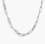 Silver Paperclip Necklace