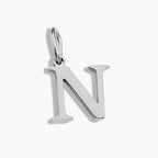 Silver Initial Charm