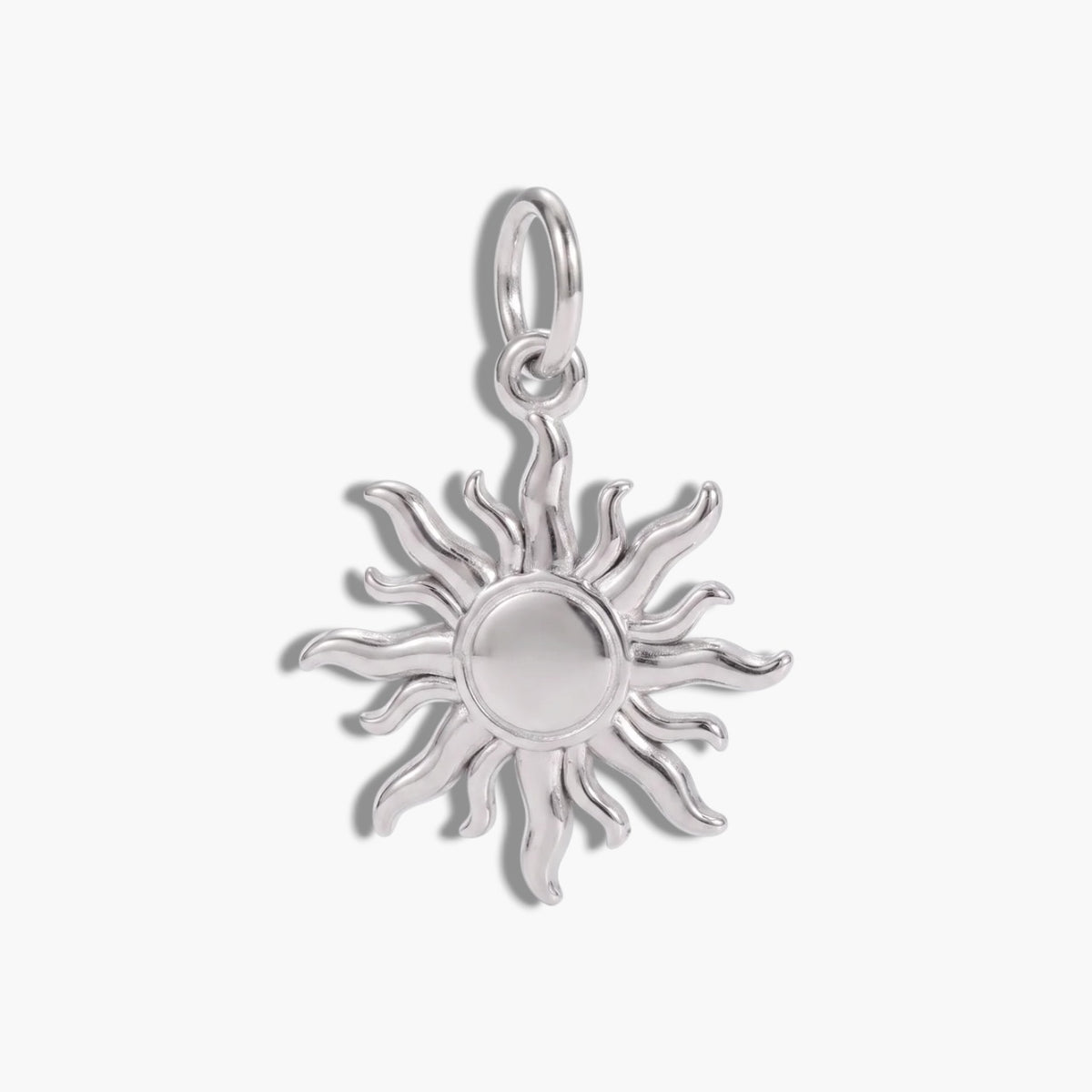 Silver Sun Charm