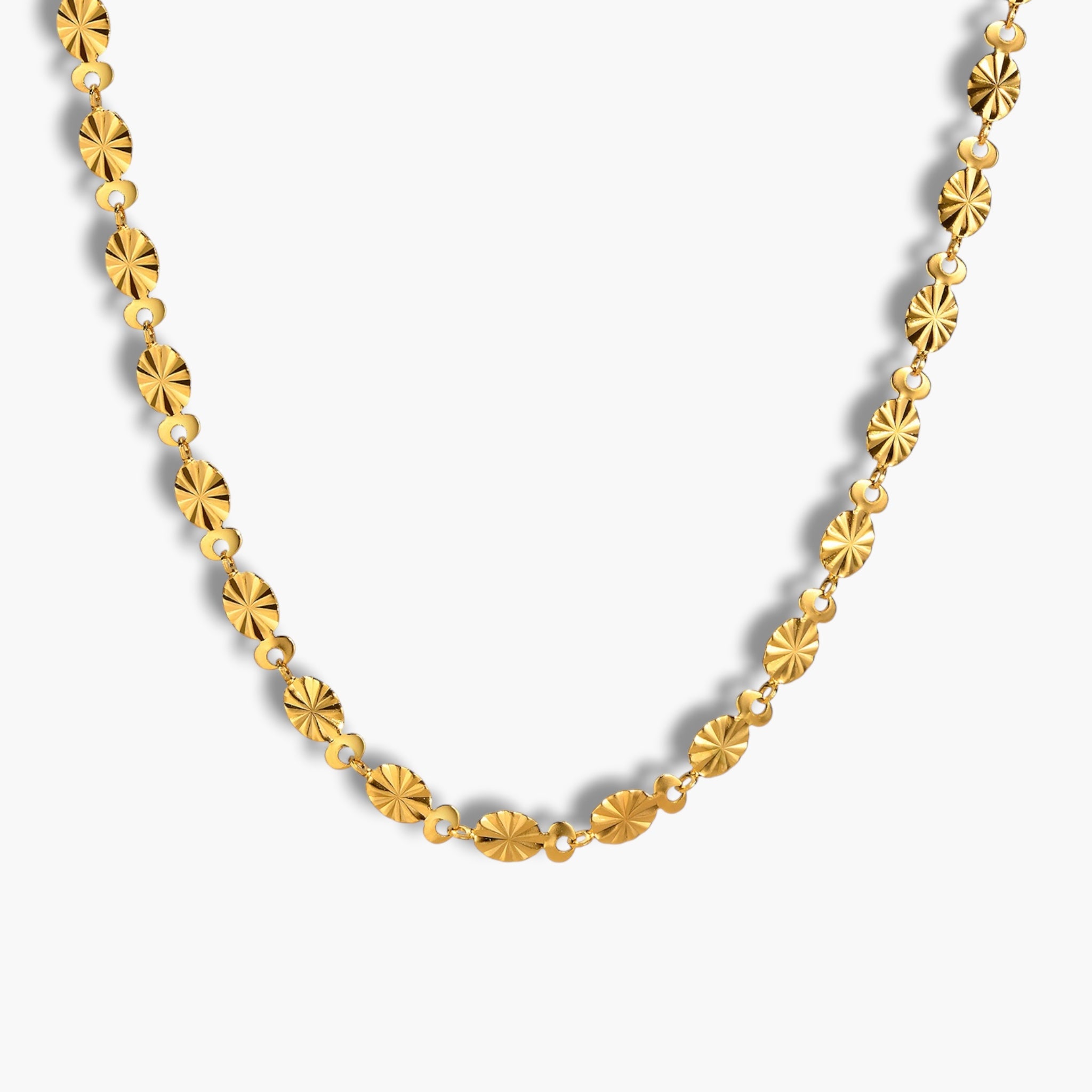 Gold Sunbeam Necklace