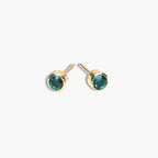 Gold Birthstone Studs