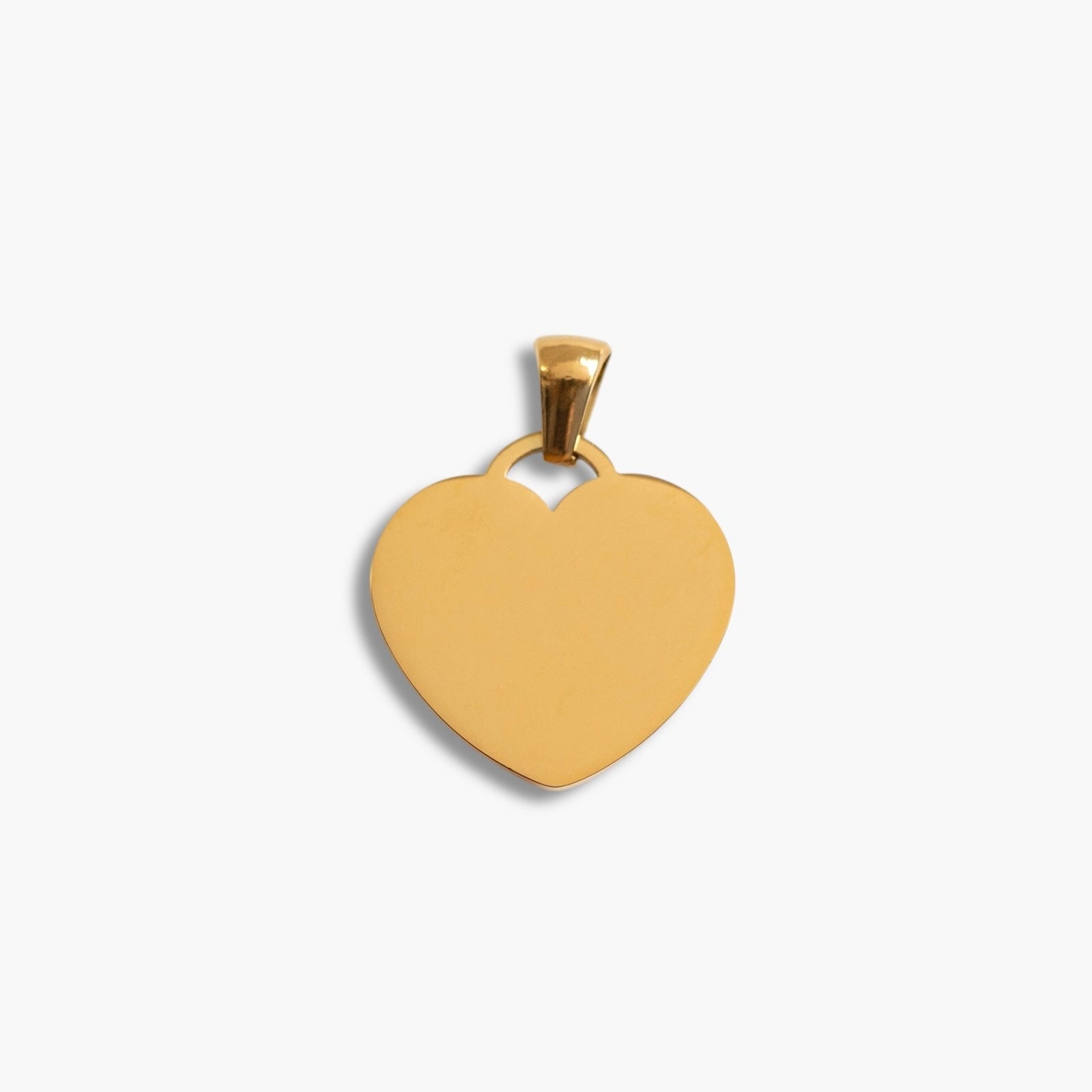 Gold Heart Pendant – Fleur Ateljee