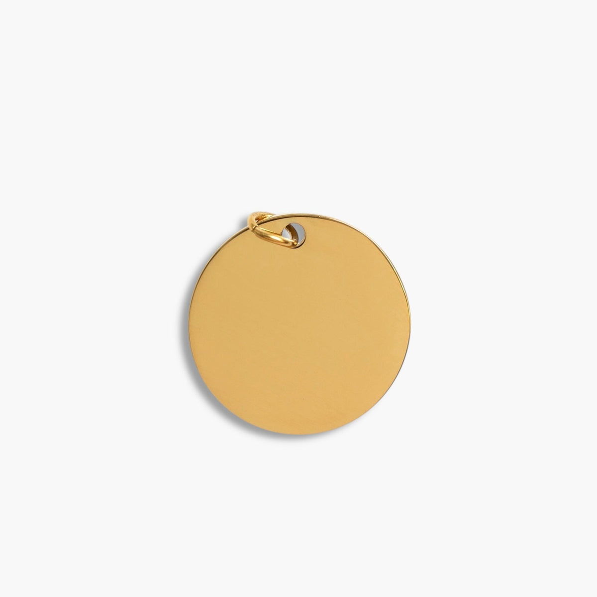 Gold Large Disc Pendant
