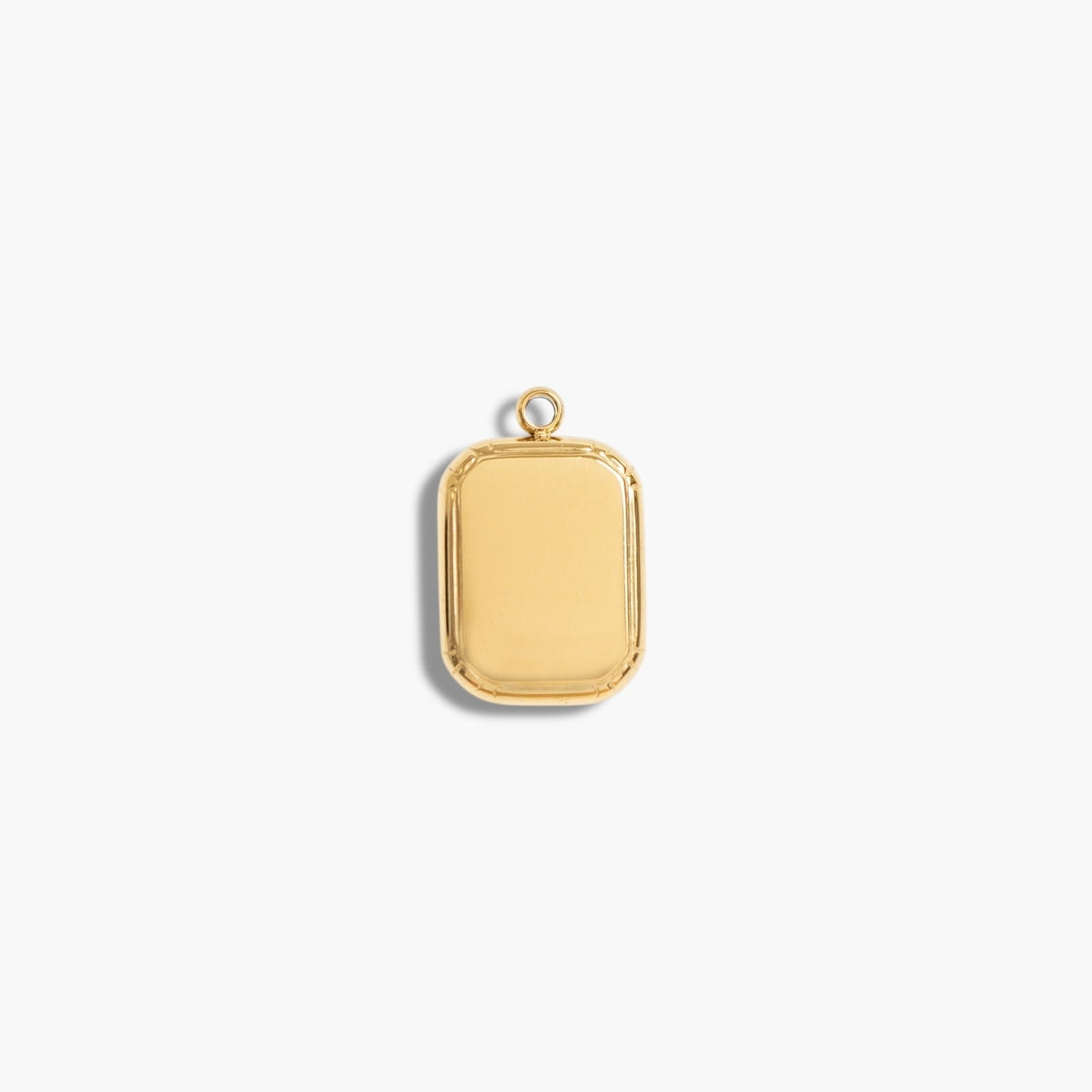 Gold Petite Rectangle Pendant