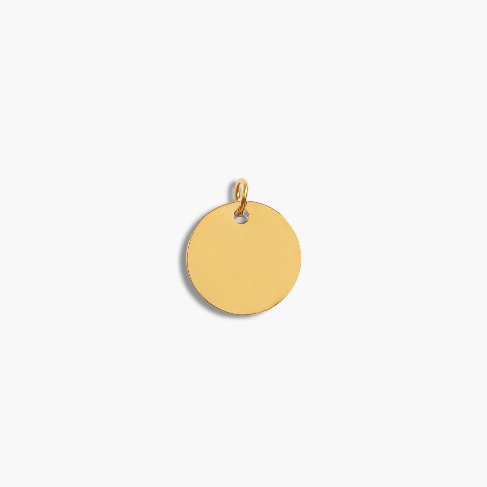 Gold Small Disc Pendant