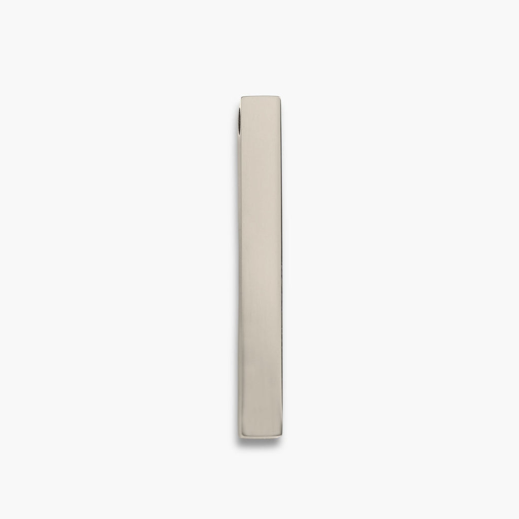 Silver Vertical Bar Pendant