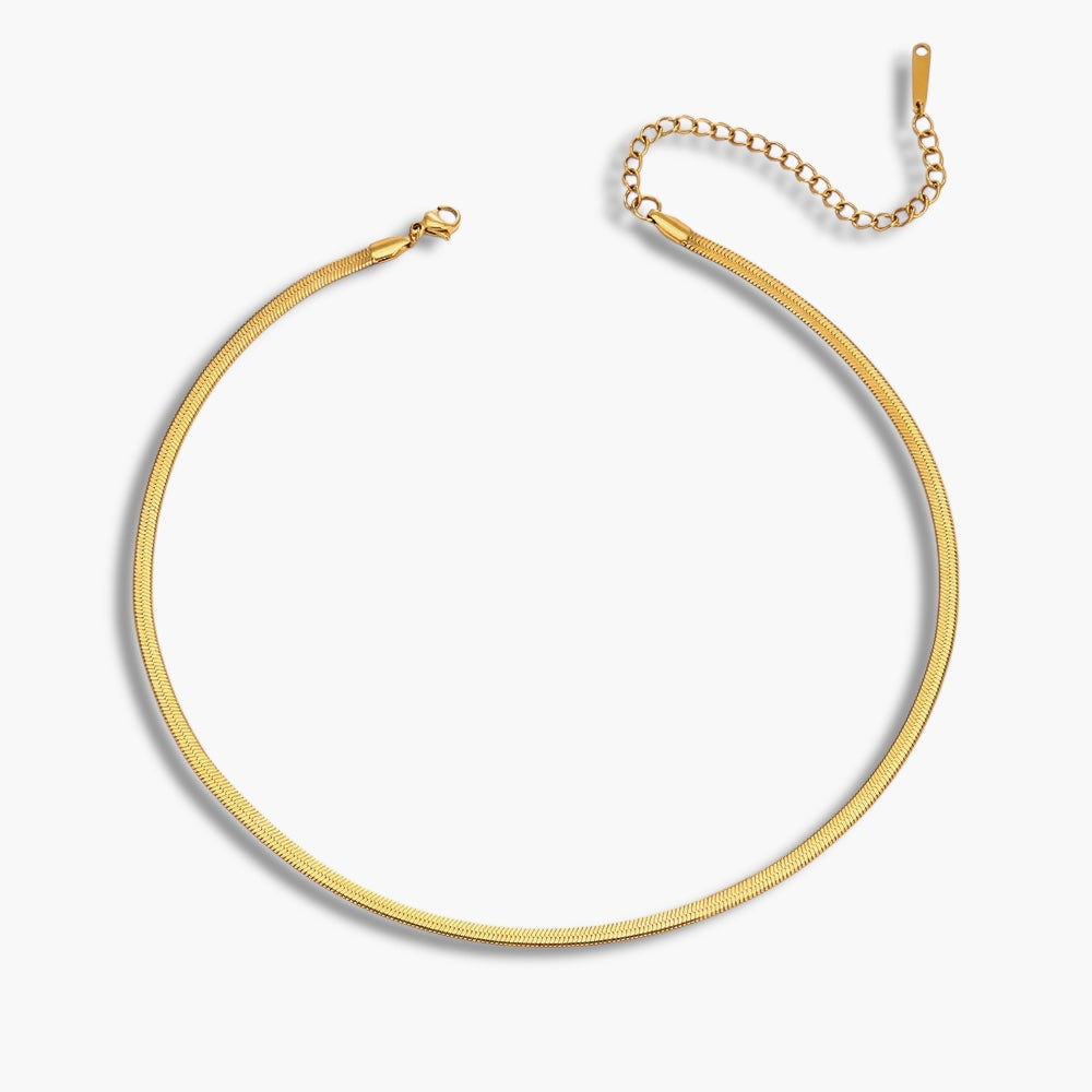 Gold Snake Necklace