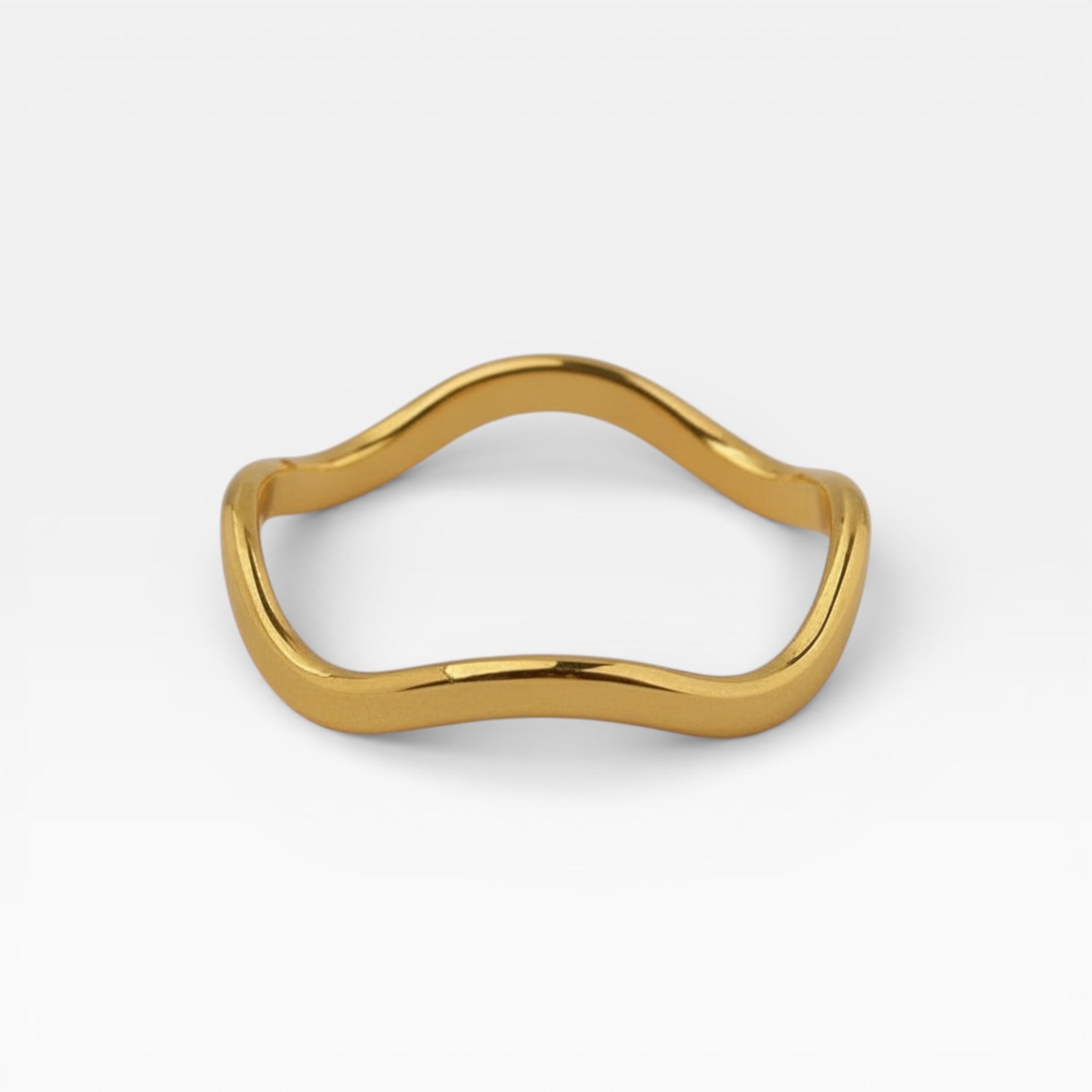 Gold Wavy Ring