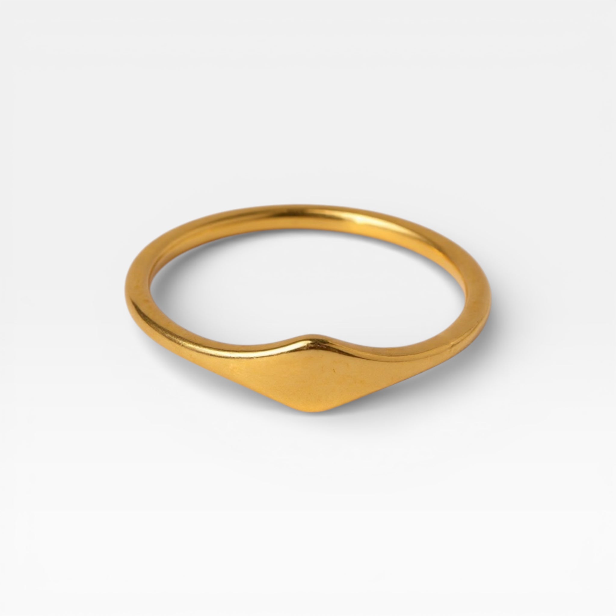 Gold Petite Signet Ring