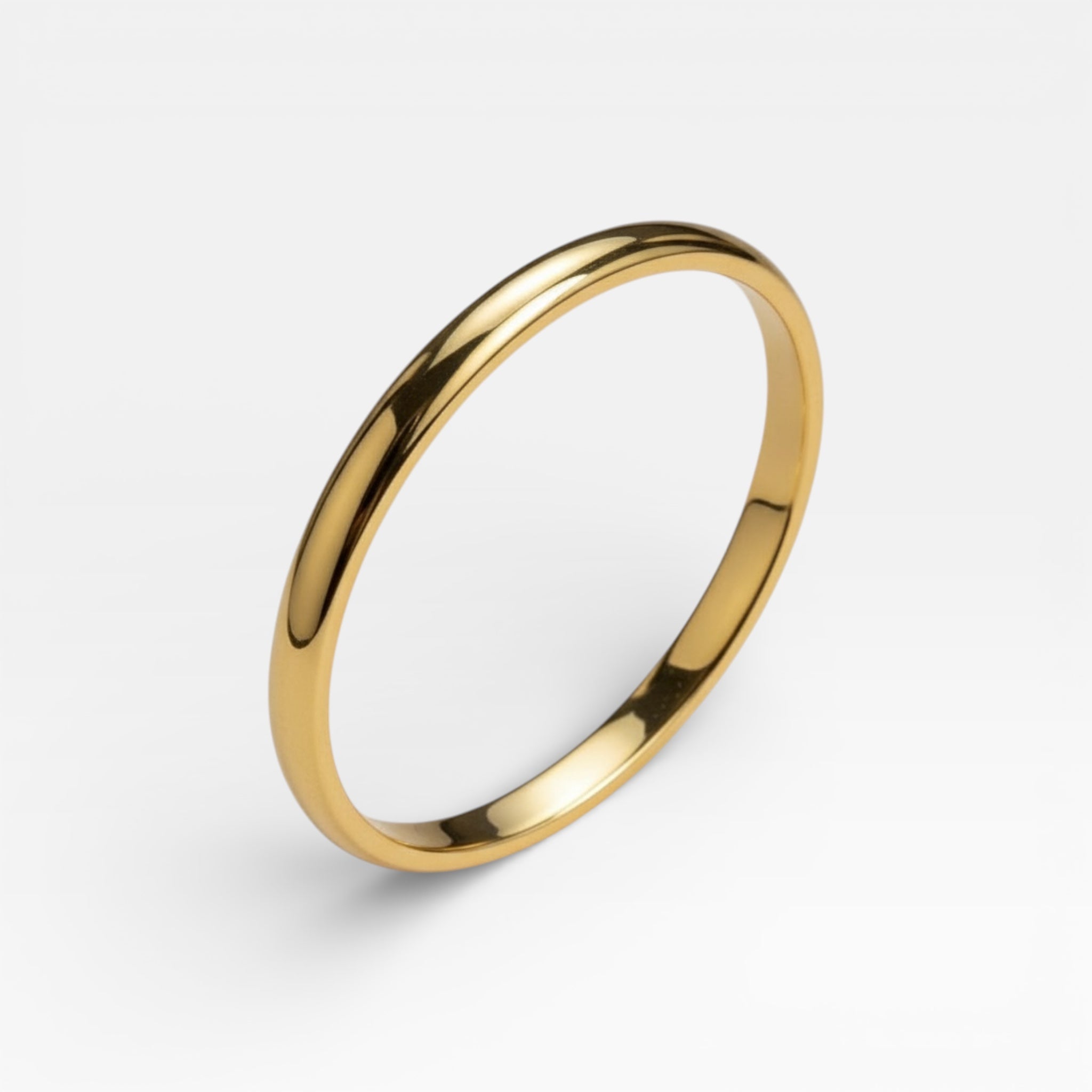 Gold Skinny Band Ring