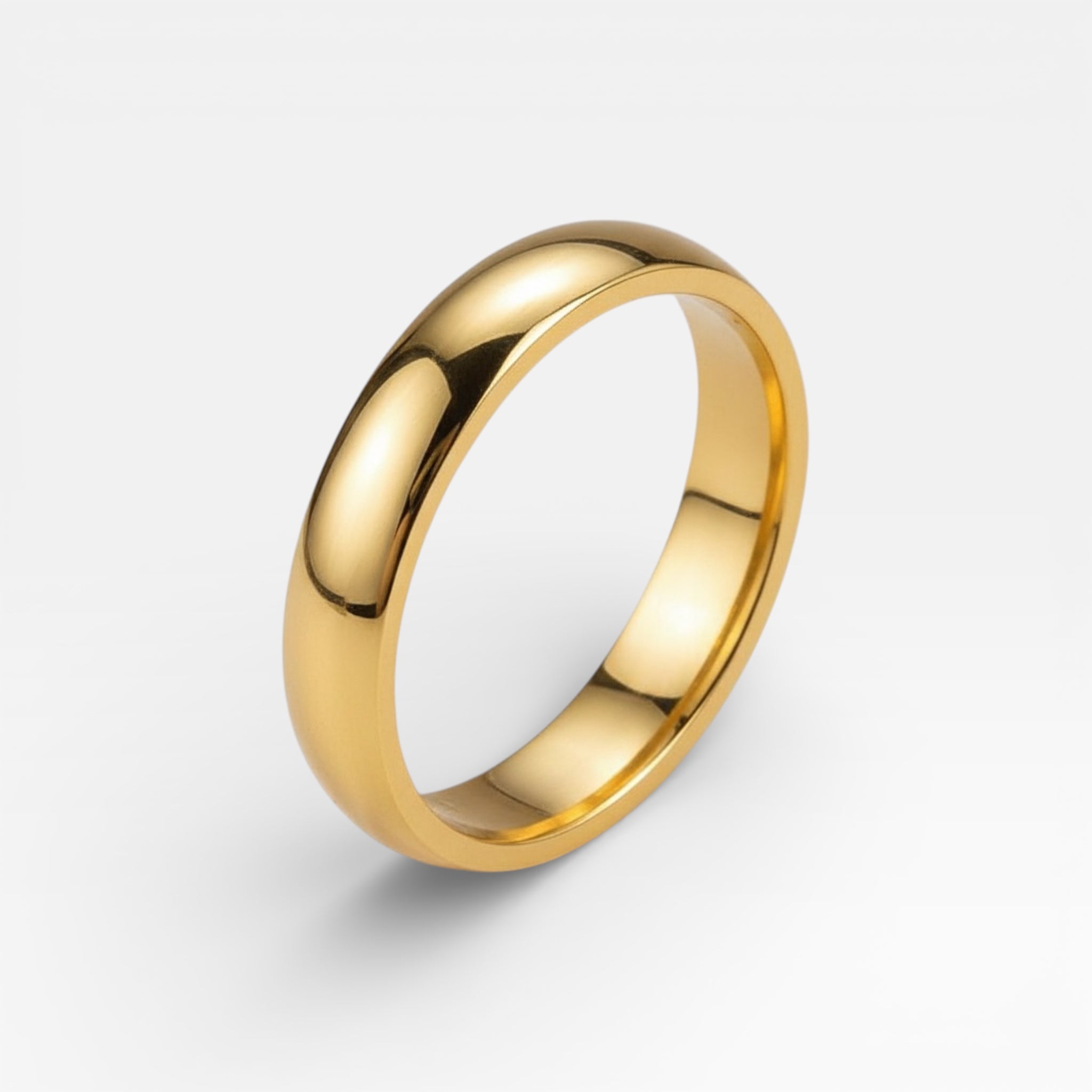 Gold Classic Band Ring