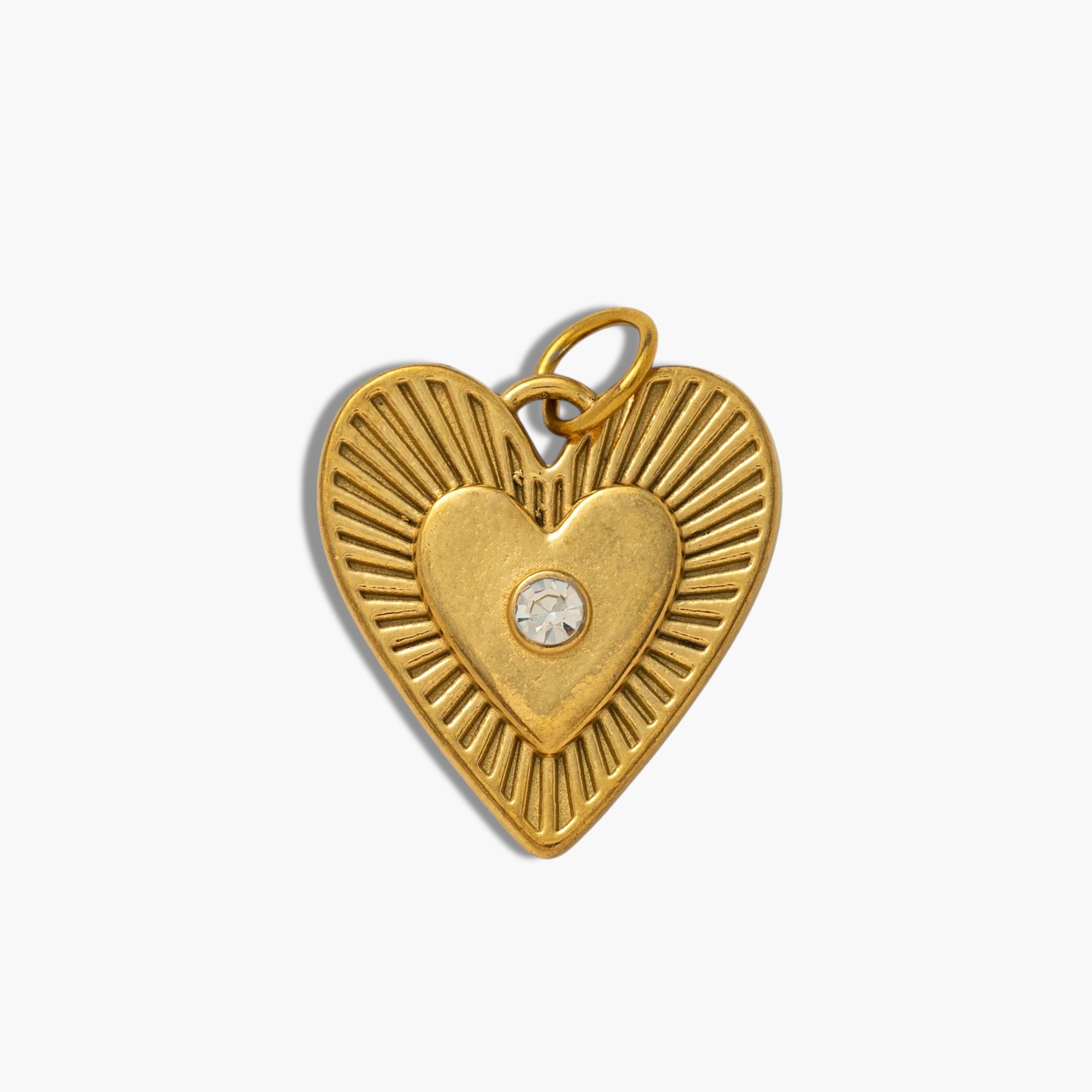 Detailed Heart Charm