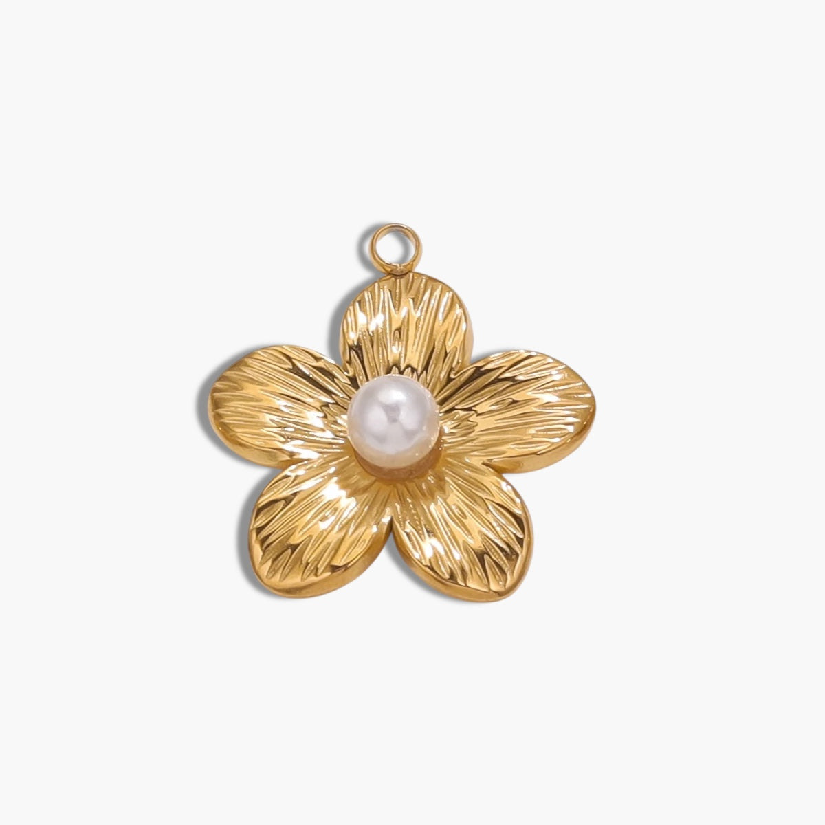 Pearly Flower Charm