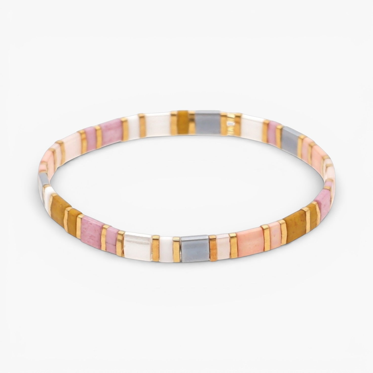Rose Linen Tila Bracelet