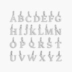 Silver Initial Charm