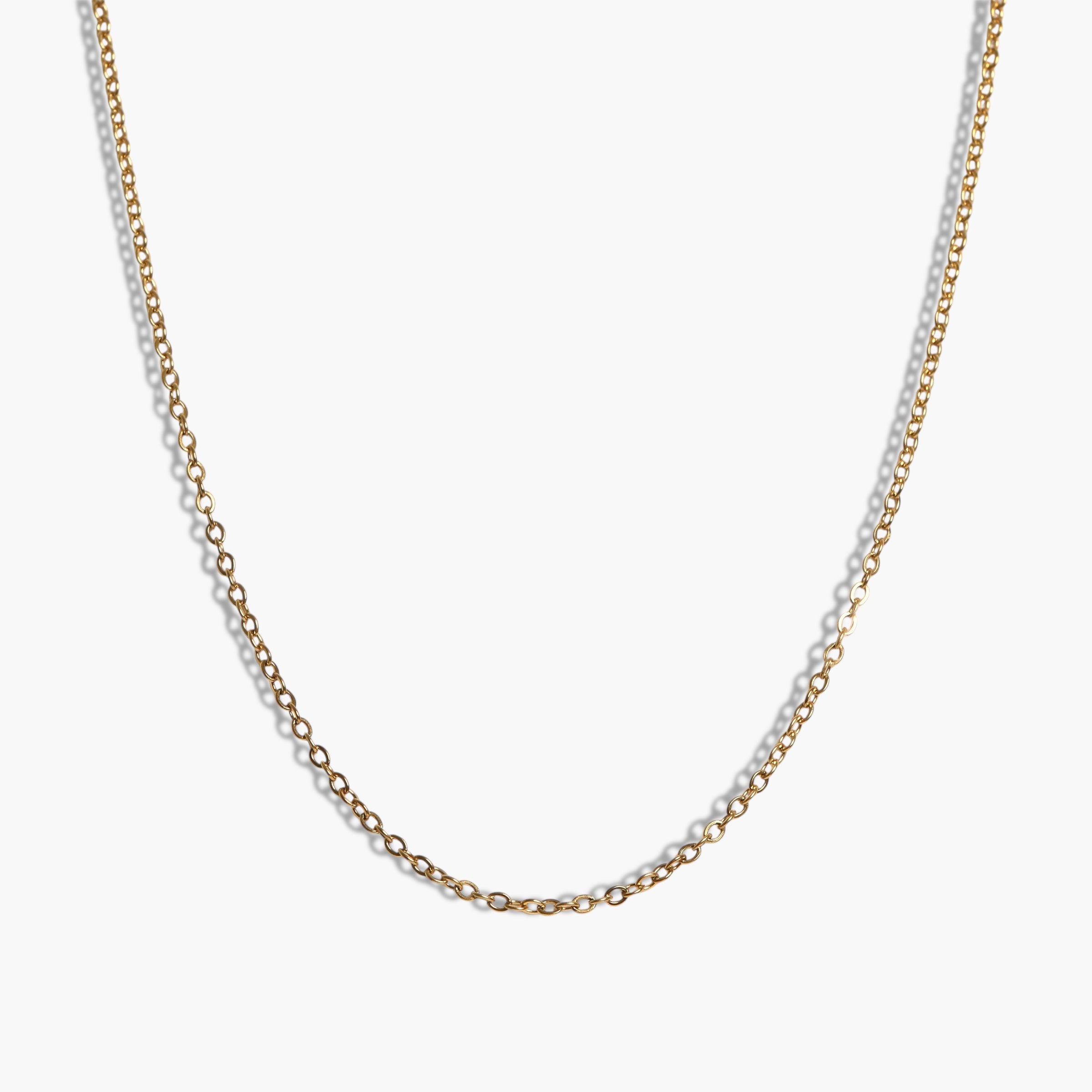 Gold Classic Link Necklace