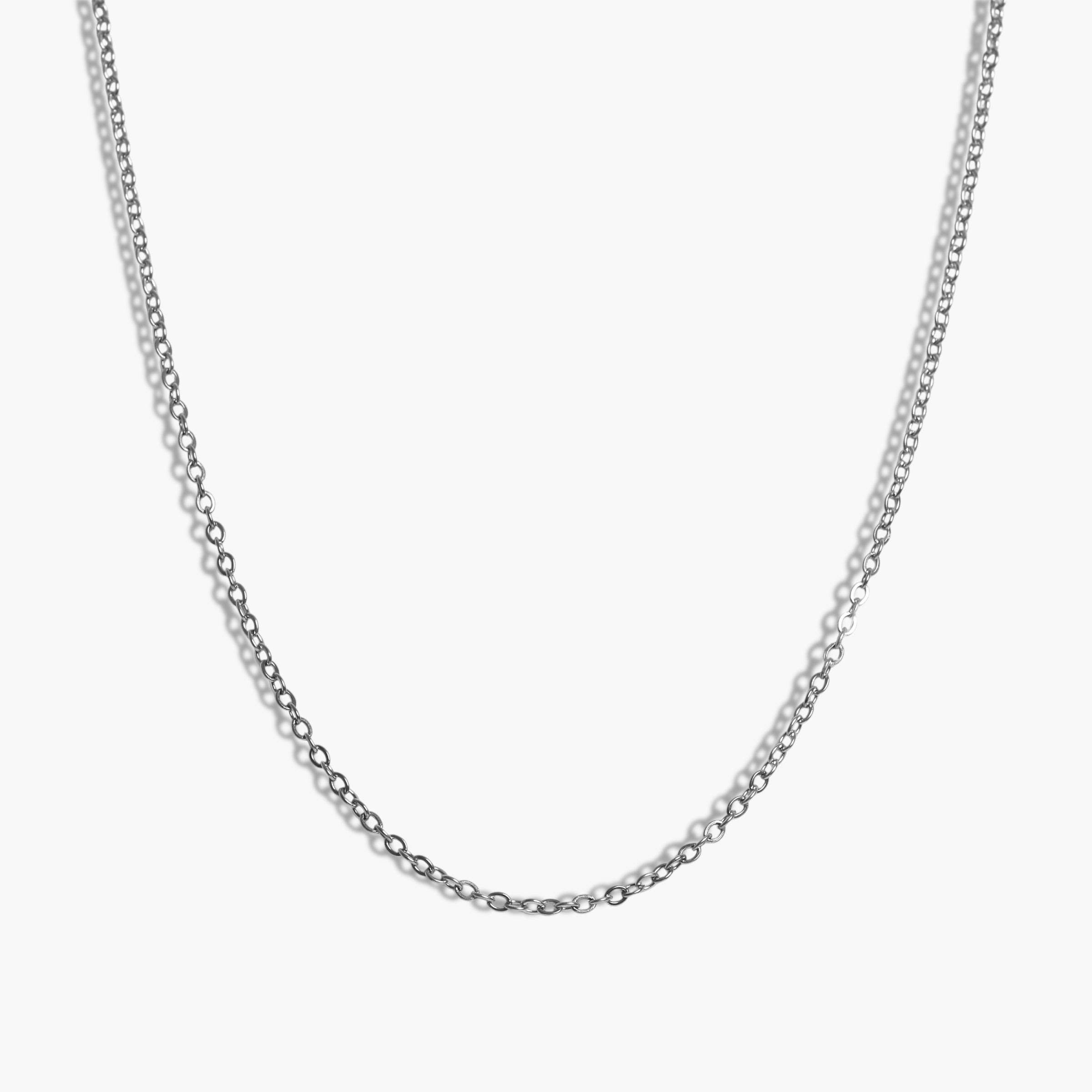 Silver Classic Link Necklace