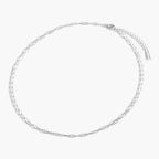 Silver Petite Paperclip Necklace