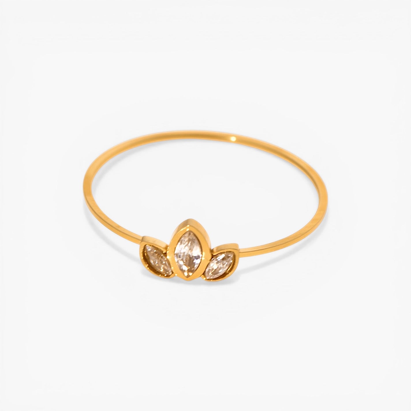 Gold Petal Ring