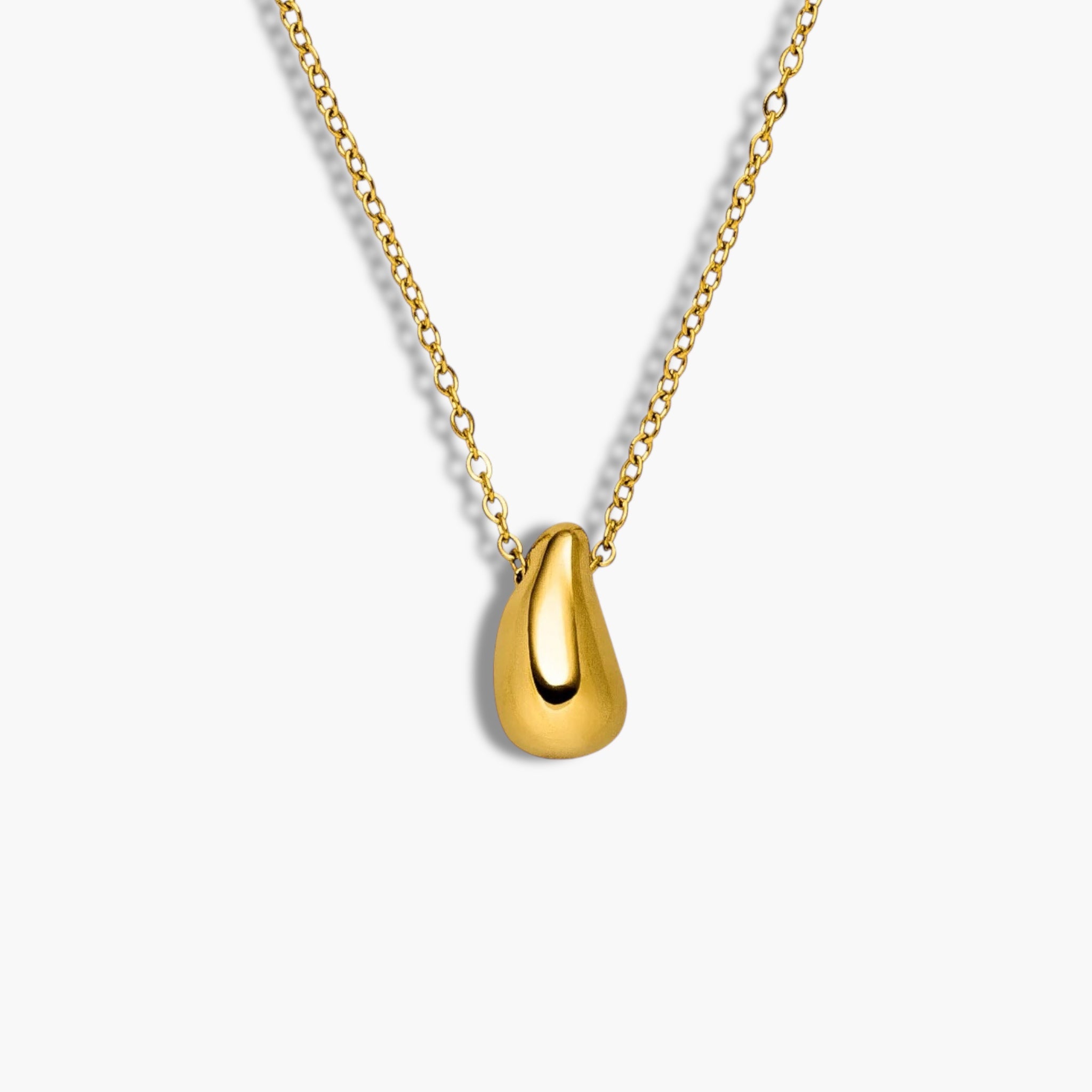 Gold Petite Waterdrop Necklace
