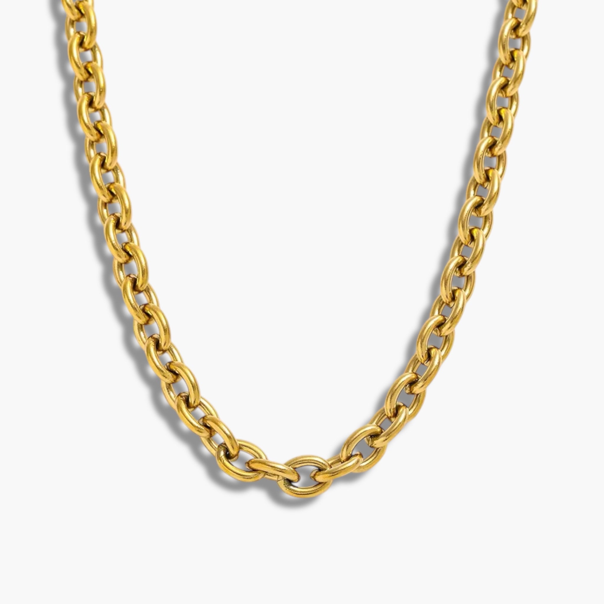 Gold Chunky Chain Necklace