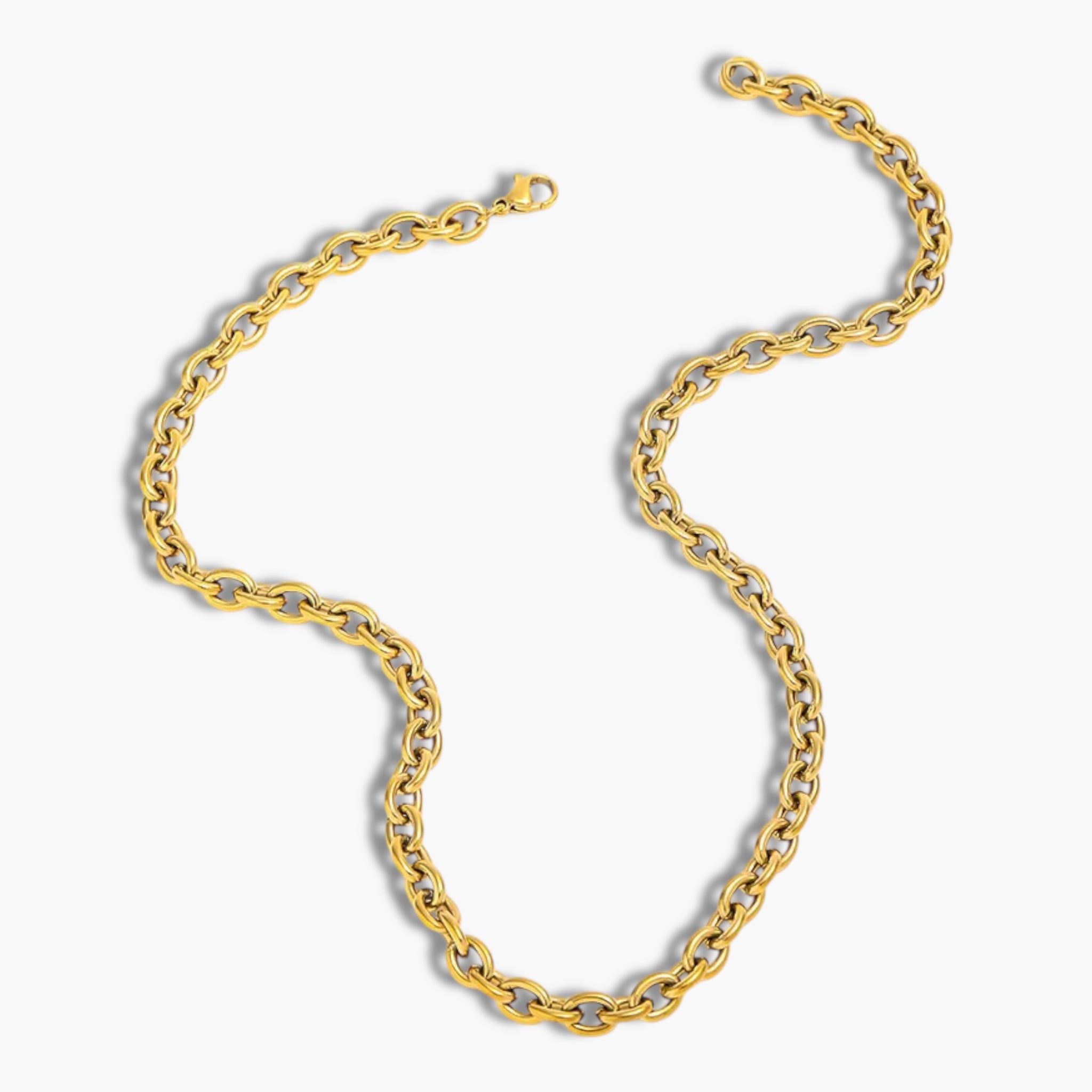 Gold Chunky Chain Necklace