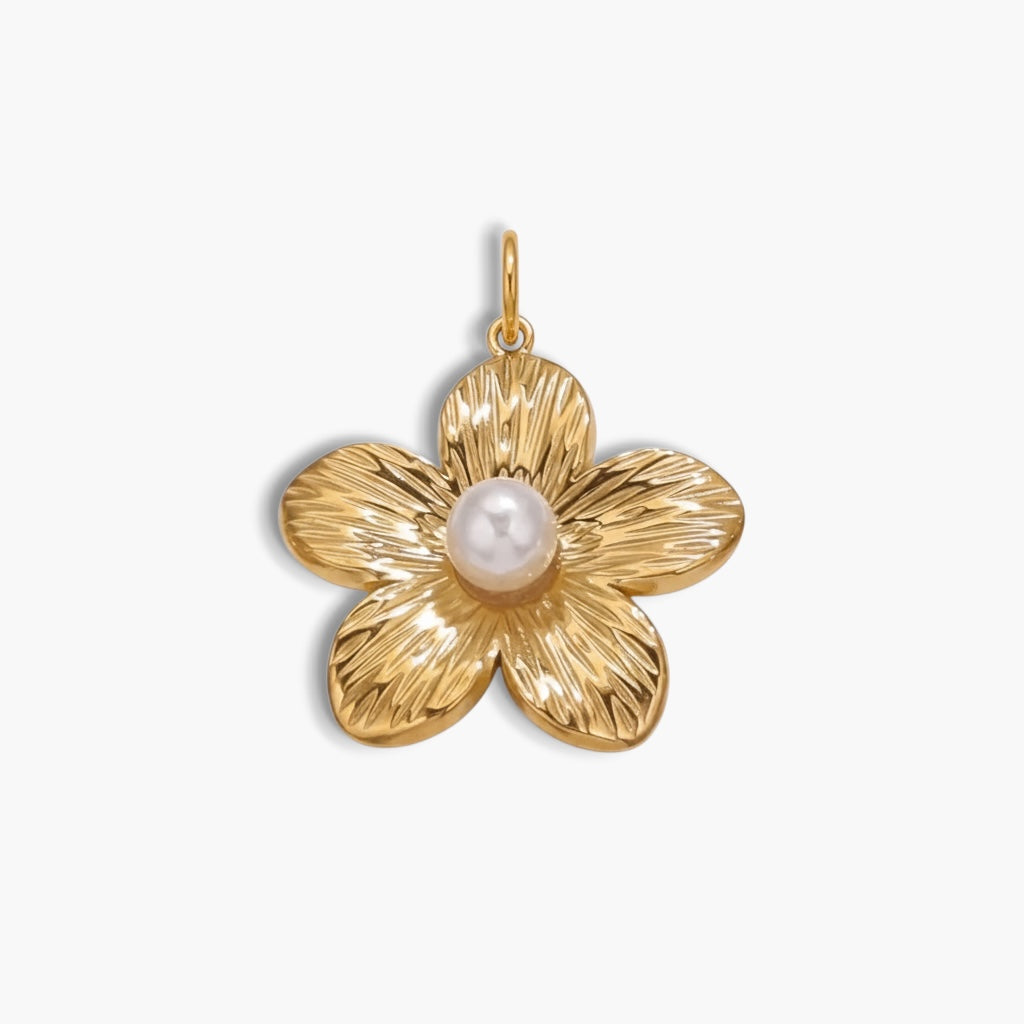 Pearly Flower Charm