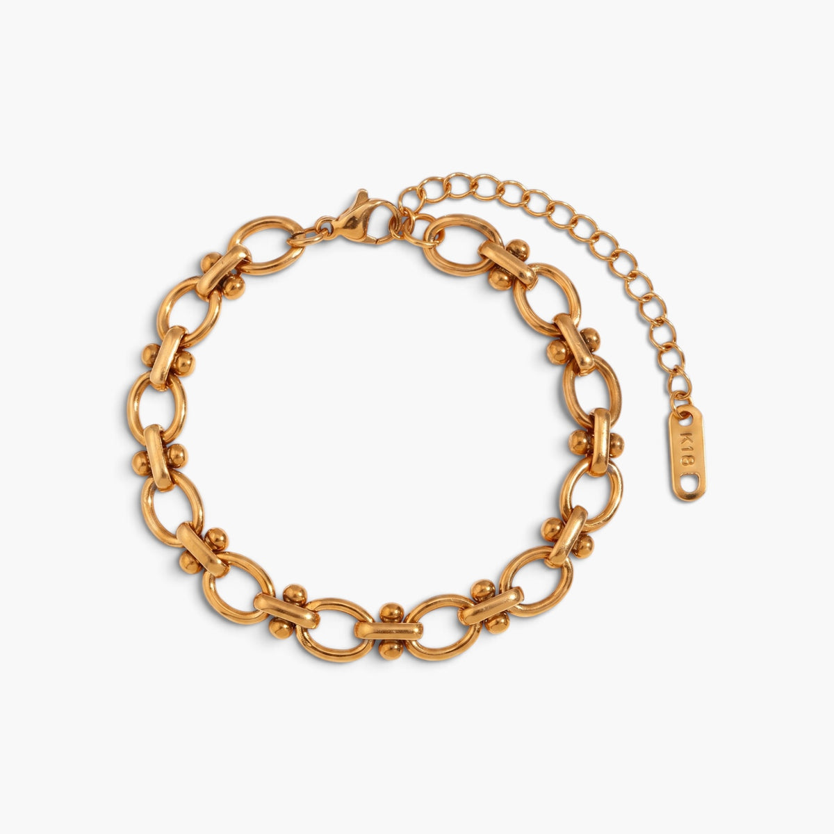Gold Bow Chain Bracelet