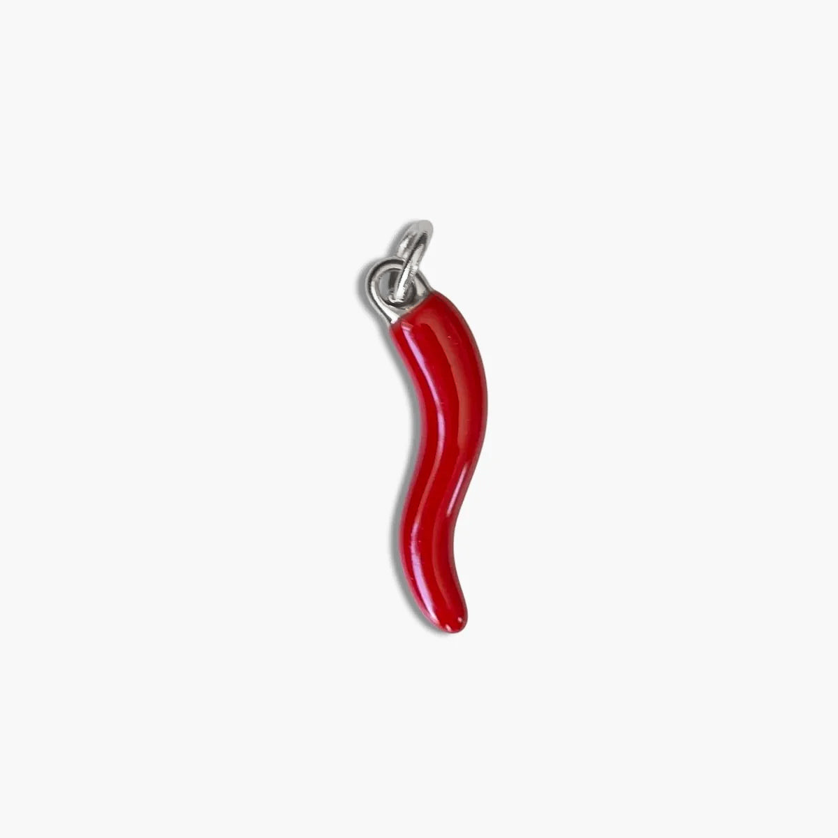 Silver Red Chilli Charm