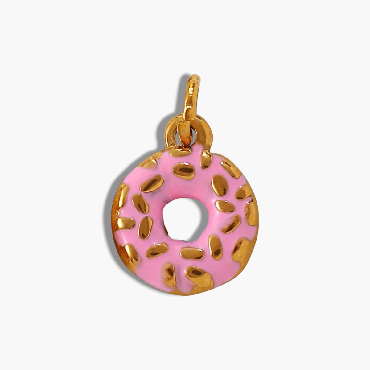 Pink Doughnut Charm