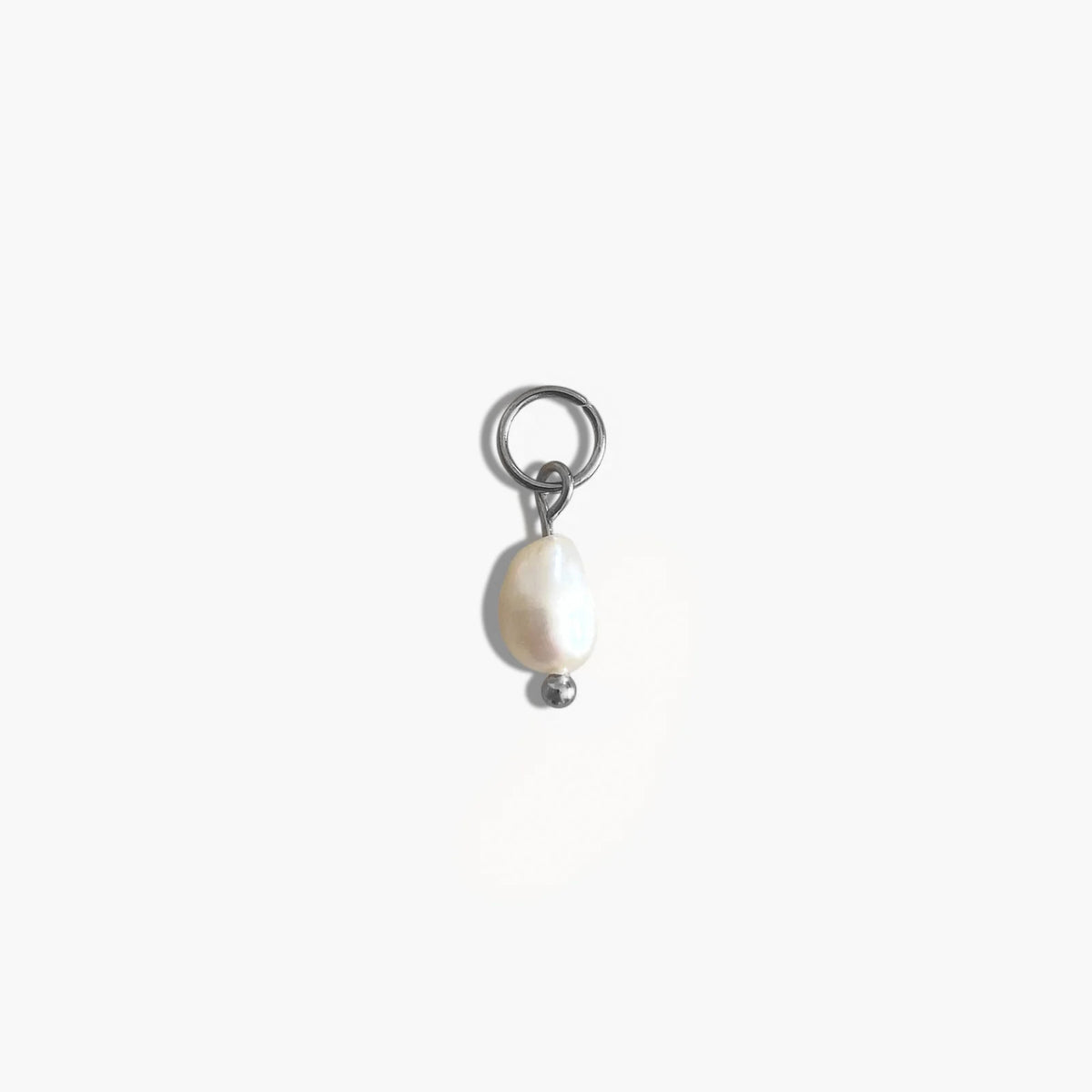 Silver Petite Pearl Charm