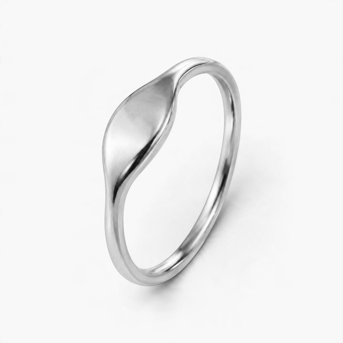 Silver Petite Signet Ring