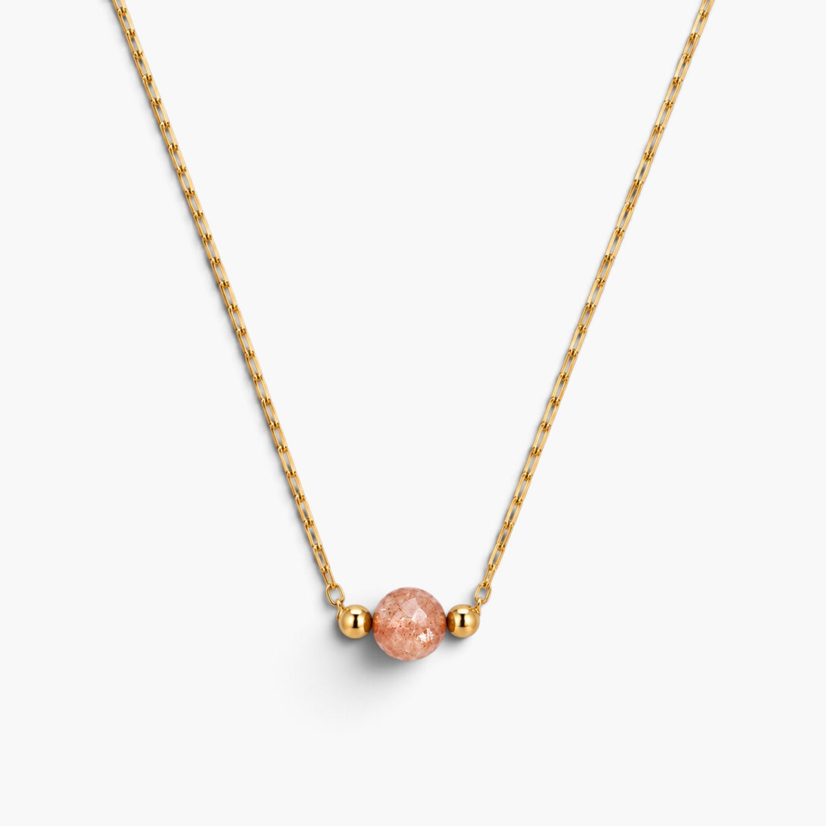 Sunstone Petite Stone Necklace