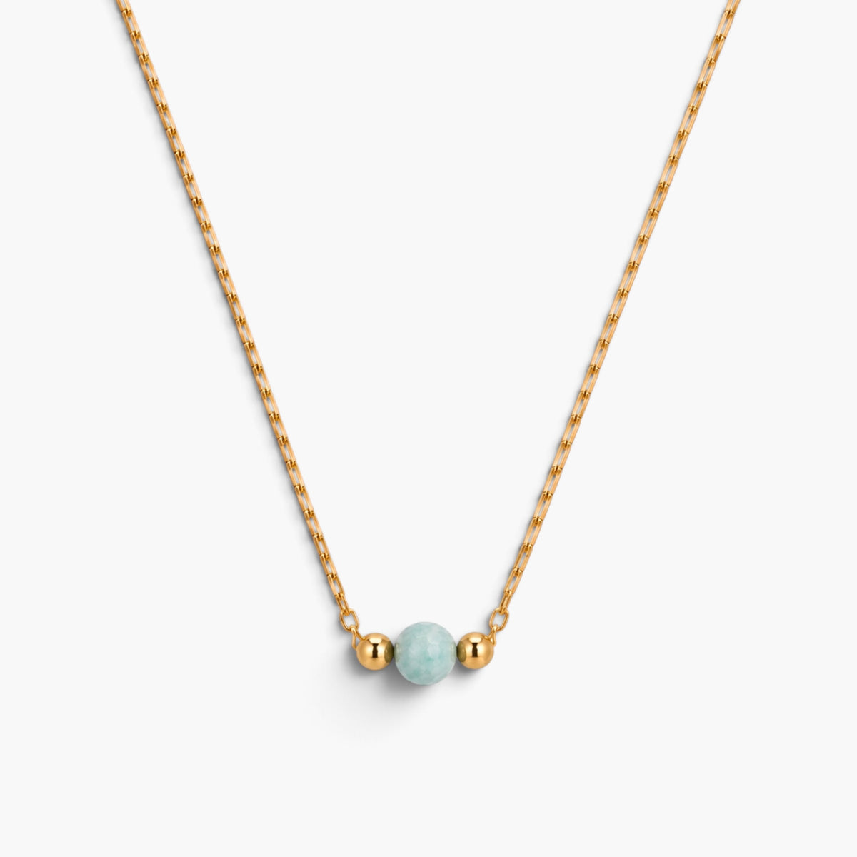 Amazonite Petite Stone Necklace