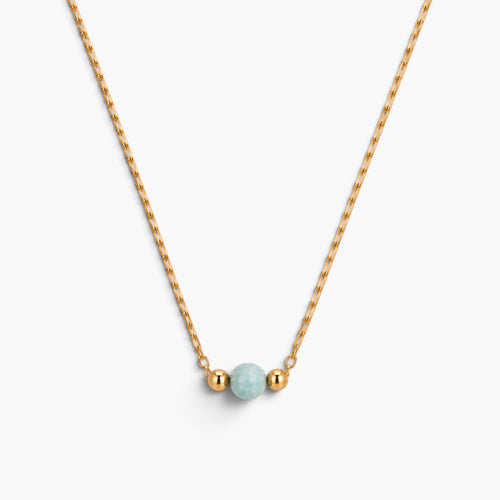 Amazonite Petite Stone Necklace