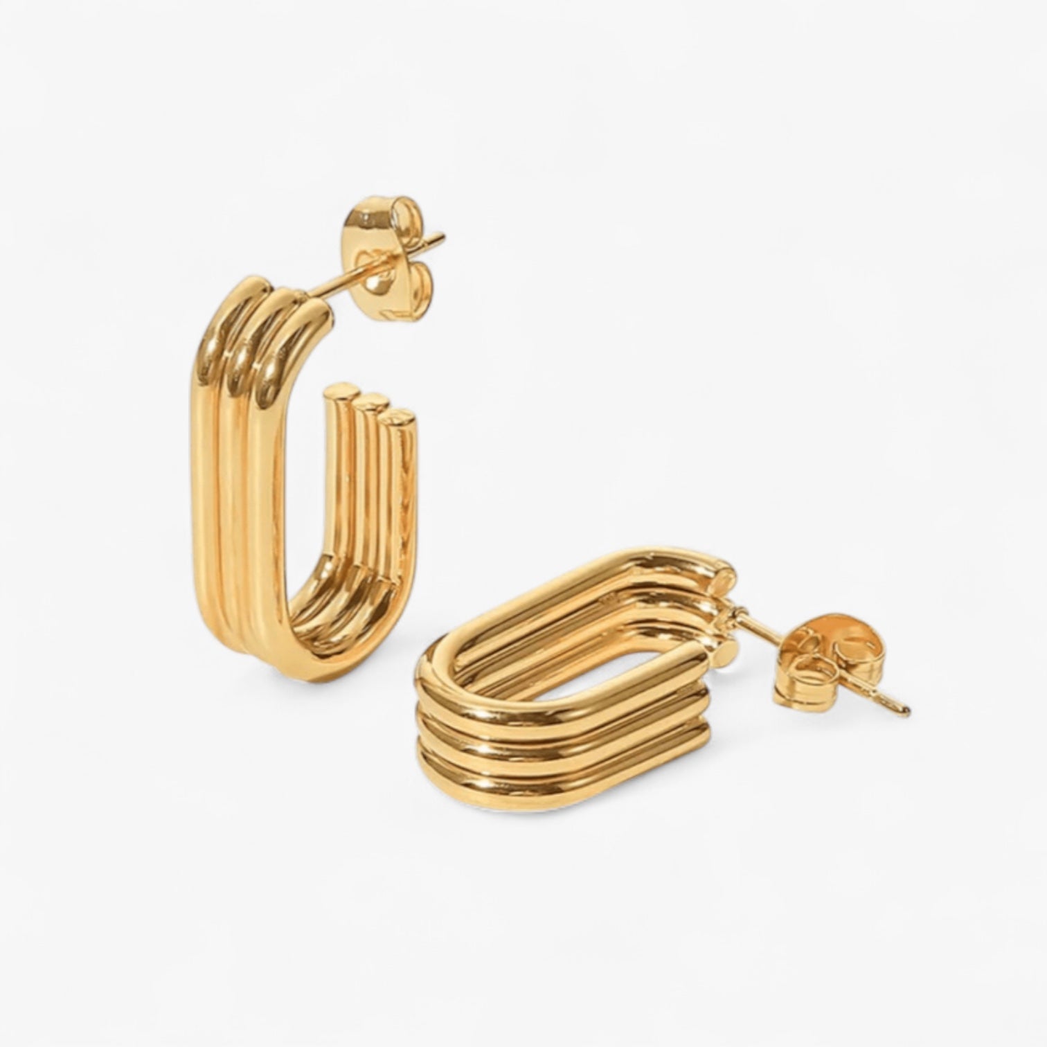 Gold Trio Studs