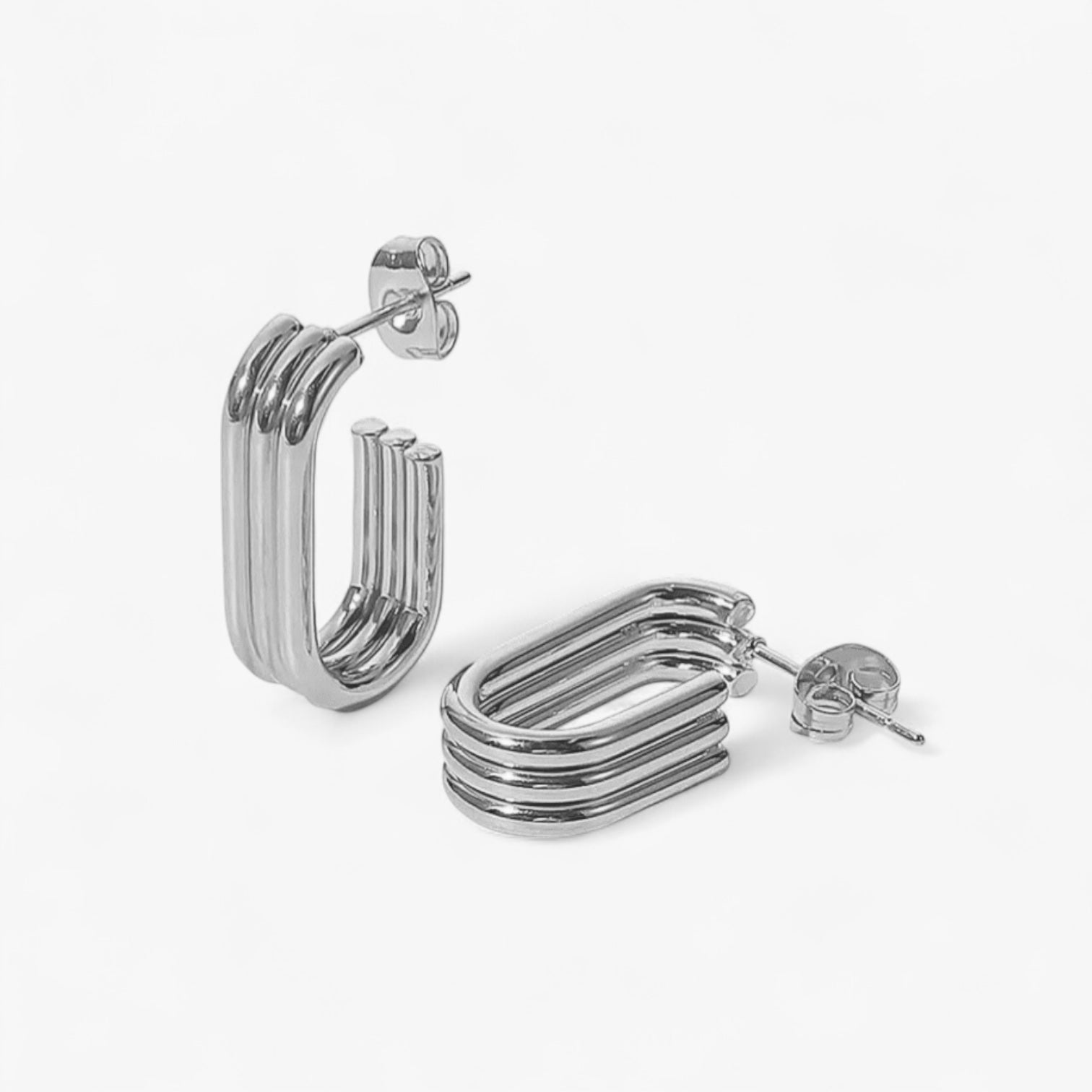 Silver Trio Studs