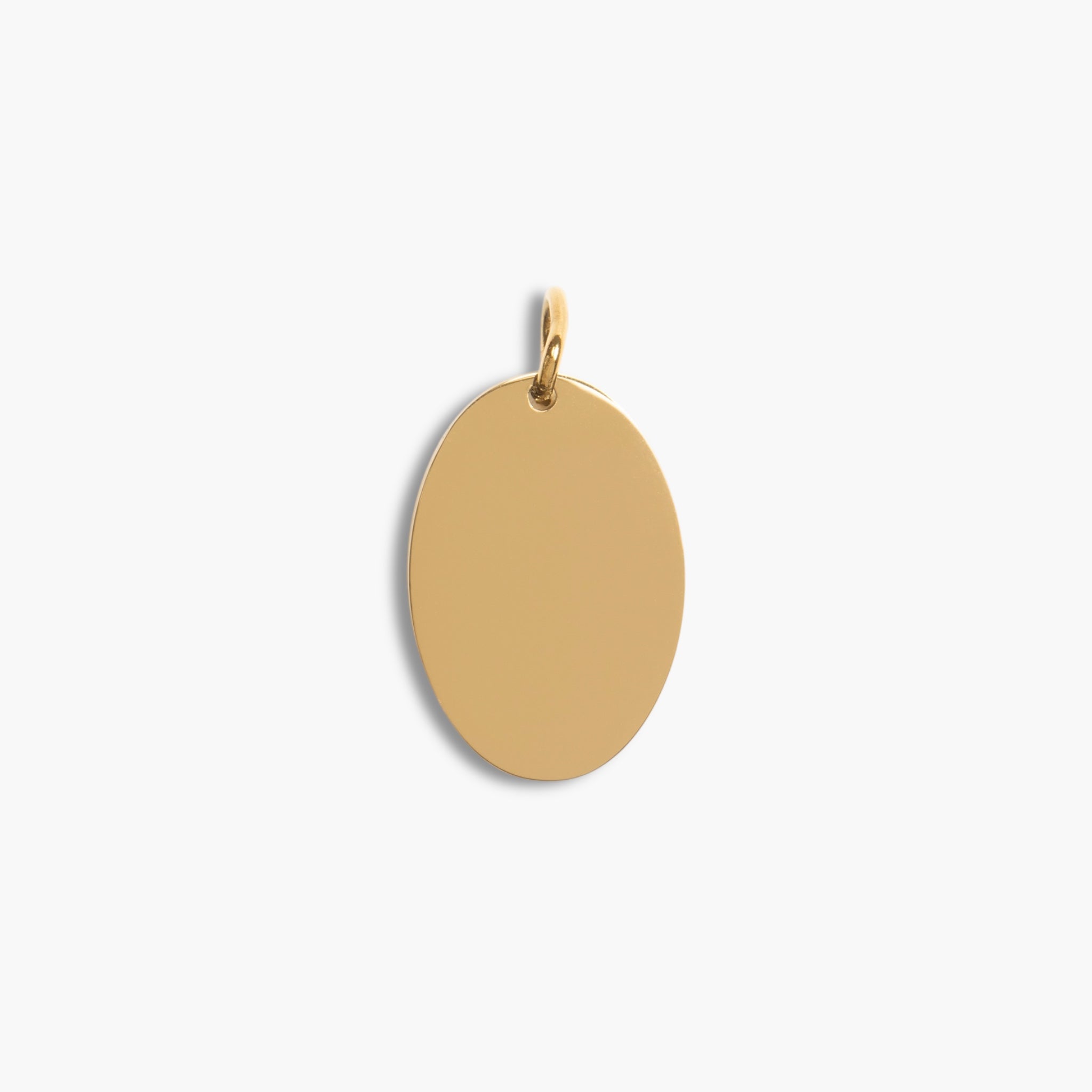 Gold Oval Pendant