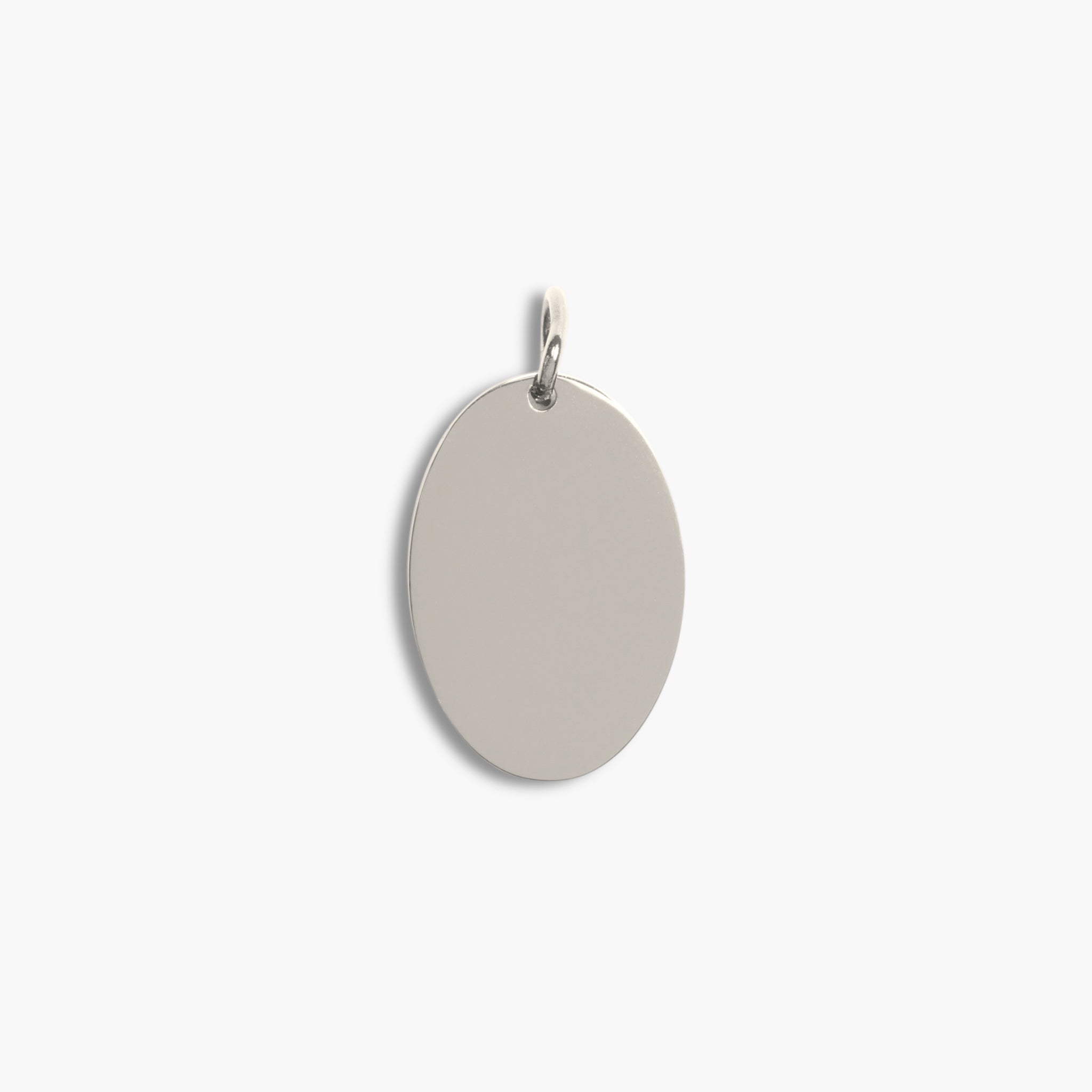 Silver Oval Pendant